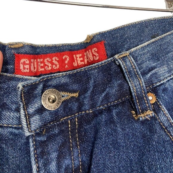 Rare Vintage 90s Dead-stock Guess Jeans in Classic Denim Wash - Picture 8 of 10